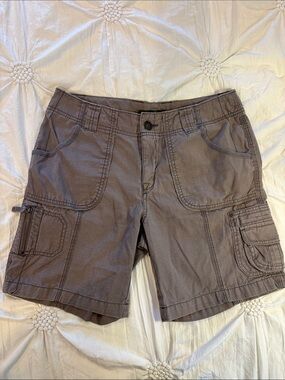 Eddie Bauer Taupe Utility Cargo Shorts